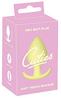 Анальна пробка Cuties Plugs Yellow sexstyle