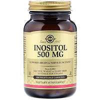 Инозитол Solgar Inositol 500 mg 100 Veg Caps NB, код: 7519128