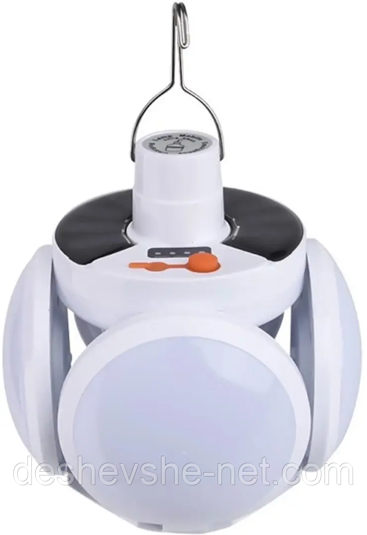 Акумуляторна Кемпінгова лампа Bl 2029M На Сонячній батареї/Навісній Розкладний Led Світильник Люстра, фото 1