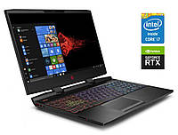 Игровой ноутбук HP Omen 15-dc1047nr/ 15.6" 1920x1080/ i7-9750H/ 16GB RAM/ 128GB SSD+1000GB HDD/ RTX 2070 8GB