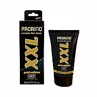 Крем ерекційний збільшує обсяг PRORINO XXL Cream for men — gold edition 50 ml sexstyle
