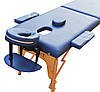 Масажний стіл розкладний ZENET ZET-1042 NAVY BLUE розмір M (185*70*61), фото 2