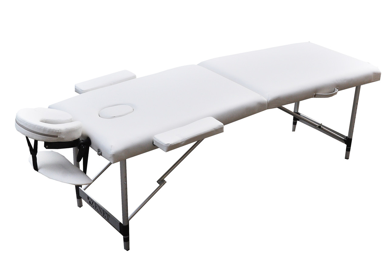 Масажний стіл переносний ZENET ZET-1044 WHITE розмір L ( 195*70*61)