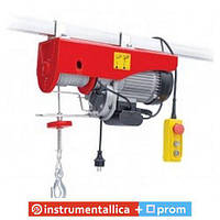 Лебедка электрическая 220/230В 900Вт 250/500 кг трос 4.2 мм x 12 м GT1482 Intertool