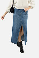 Жіноча джинсова спідниця 40 синій MISS POEM ЦБ-00233551