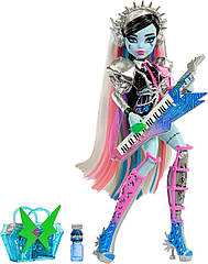 Лялька Монстер Хай Френкі Штейн Рок-зірка Monster High Frankie Stein Amped Up Rockstar Mattell HNF84