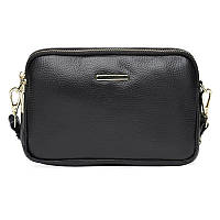 Женская кожаная сумка Borsa Leather K11906-black