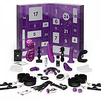 Адвент календар (24 предмети) Lovehoney Couple's Advent Calendar 2023 Фіолетовий sexstyle