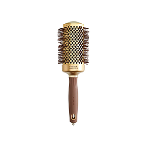 Термобрашинг Olivia Garden Blowout Shine Wavy Bristles Gold & Brown 55 мм (ID2051)