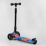 Самокат Best Scooter Maxi (складне кермо, світні колеса) арт. 82-961, фото 6