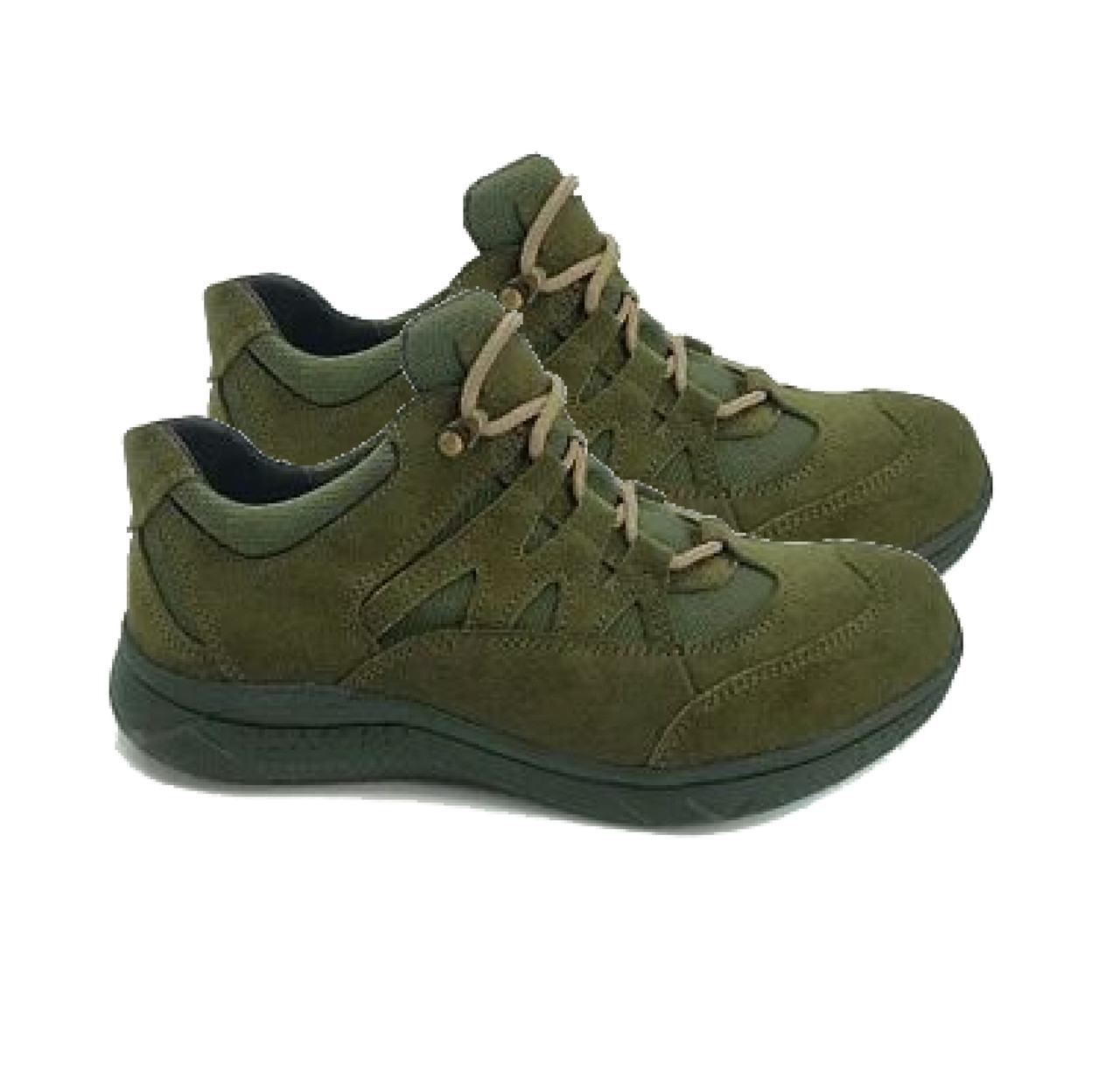 Кросівки WOLF нубук олива, фото 1