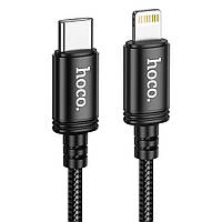 Плетеный кабель быстрой зарядки и передачи данных Hoco X89 iPhone iPad USB type C - Lightning NB, код: 8403969