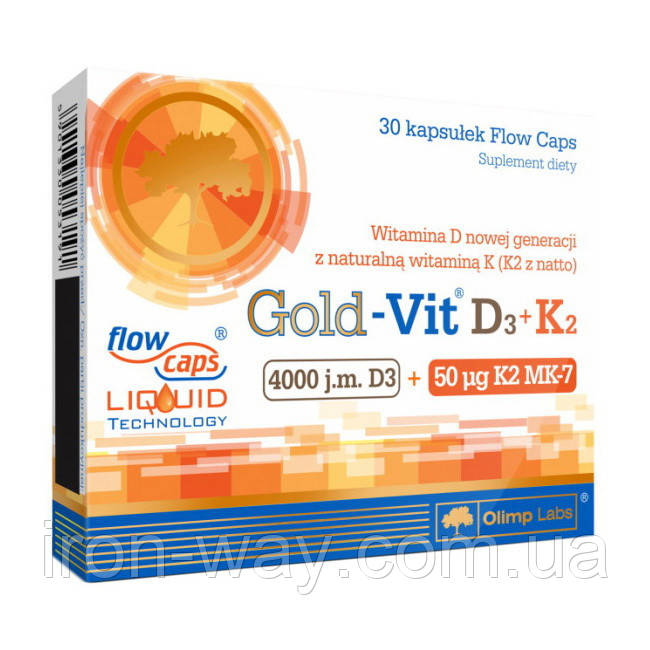 OLIMP Gold-Vit D3 + K2 (4000 IU/50 µg) (30 caps)