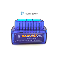 Cканер-адаптер OBD2 Bluetooth v1.5 2 платы диагностический чип Pic18F25K80 (полная версия Elm Electr Elm 327 (