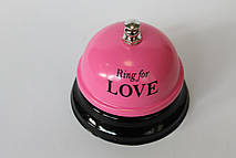 Дзвінок настільний "RING FOR LOVE" рожевий sexstyle