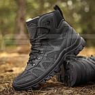 Черевики літні тактичні Тайфун чорні, фото 4
