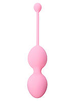 Вагінальні кульки Silicone Kegel Balls 36mm 165g Pink Boss Series sexstyle