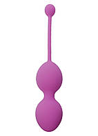 Вагінальні кульки SILICONE KEGEL BALLS PURPLE BOSS SERIES sexstyle