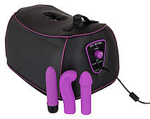 Секс-машина G-spot Machine з насадками, фіолетово-чорна sexstyle