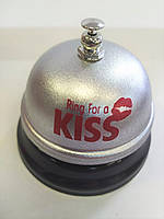 Дзвінок настільний "RING FOR A KISS" срібло sexstyle
