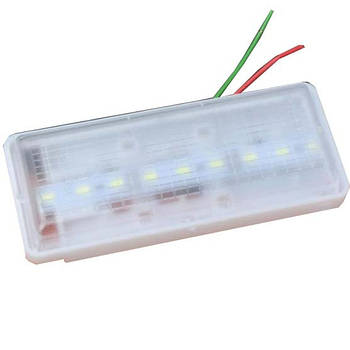 Підсвітка салону 12V LED 130х55х20 мм 9 SMD 1 Режим Біле світло