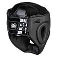 Боксерський шолом Phantom APEX Cage Black (капа в подарунок), фото 5