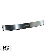 Накладка на бампер с загибом  Volkswagen T-CROSS с 2019-