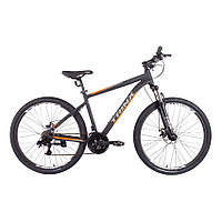 Велосипед 27,5" Trinx M100 Elite 2022 рама-20" Matt-Black-Grey-Orange (10700141)