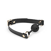 Кляп Liebe Seele Black Organosilicon Ball Gag sexstyle