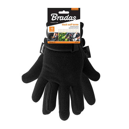 Флісові захисні рукавички BLACK WOLF TERMO, розмір 
10, RWPBWT10, фото 2