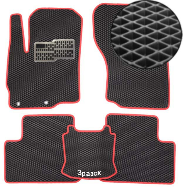 Килимки в салон EVA для Smart Fortwo coupe АКП 1998-2007 з підп'ятником 5 шт.