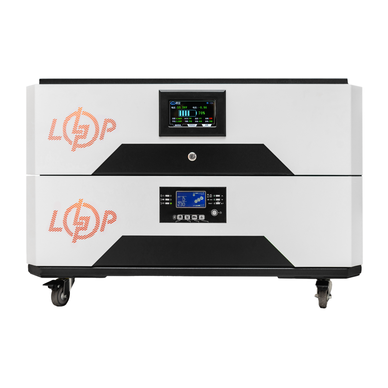 Система резервного живлення LP Autonomic Ultra F 5000W (АКБ 12000Wh) Solar білий з чорним