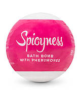 Бомбочка для ванны з феромонами Obsessive Bath bomb with pheromones Spicy Амур