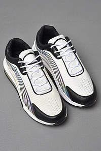 Кросівки чоловічі білого кольору на шнурівці р.45 177241P