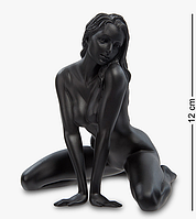 Статуэтка Veronese Девушка Ню 12х11 см 1901837 полистоун черный Не медли покупай!