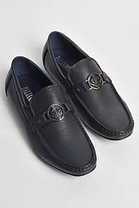 Туфлі підліткові для хлопчика темно-синього кольору р.36 176505P