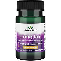 Экстракт корня Эврикомы Swanson LongJax Eurycoma Longifolia Jack 400 mg 30 Caps EH, код: 7764697