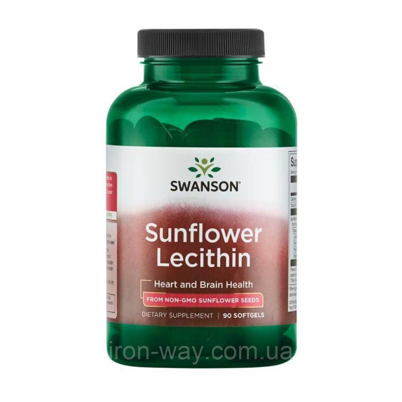 Sunflower Lecithin from Non-Gmo Sunflower Seeds 1200mg - 90 sgels