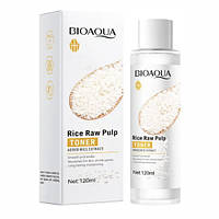 Тонер для лица Bioaqua Rice Raw Pulp Toner с рисовым экстрактом, 120мл ШВ