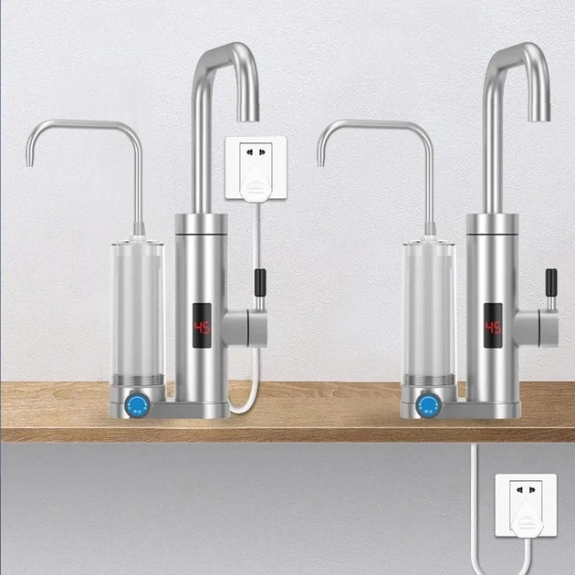 Проточный водонагреватель с фильтром ZSWK-D02: обеспечьте себе горячую воду без лишних хлопот! - фото 3 - id-p2179435574