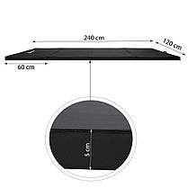 Мат гімнастичний складний Springos 240 x 120 x 5 cм FA0065 Black, фото 4