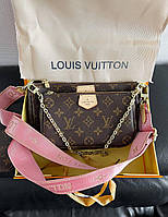 LV Multi Pochette Premium 24x13,5x4 женские сумочки и клатчи высокое качество