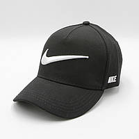 Зручна бейсболка Nike з білою вишивкою, кепка чоловіча/жіноча 59-60р, чорний бейс з логотипом та написом Найк