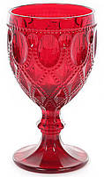 Набор 6 бокалов для вина Сиена Тоскана 300мл рубиновое стекло BonaDi NX, код: 8389695
