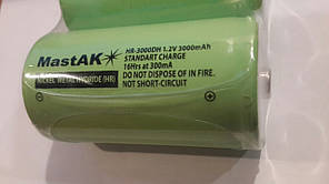 Акумулятор MastAK D/HR20 1,2 v 3000mAh (Ni-Mh)