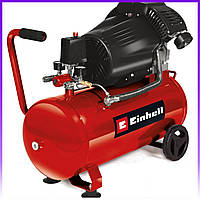 Einhell Компрессор воздушный TC-AC 420/50/10 V, 2200Вт, 50л, 420л/мин, 10бар, 2 цилиндра (V-образный), 42кг -