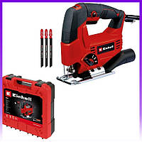 Einhell Лобзик электрический TC-JS 80/1 Kit, 550Вт, 1000-3000об мин, в комплекте 3 холста, кейс, 1.86кг - | Ну