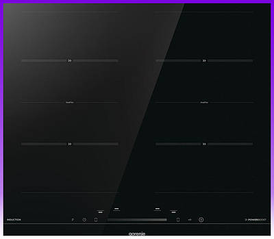 Gorenje Варильна поверхня індукційна, 60см, поєднання конфорок, чорний - | Ну купи :) |