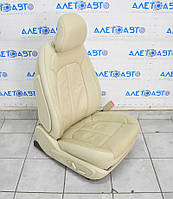 Пассажирское сидение Lincoln MKZ 13-16 с airbag, электро, подогрев, кожа беж, потерто