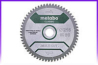 Metabo Пильное полотно MULTI CUT - CLASSIC, 216X30, Z60 FZ/TZ, 5°NEG, 216*2.4*30мм, 60 зубцов, толщина 1.8мм -